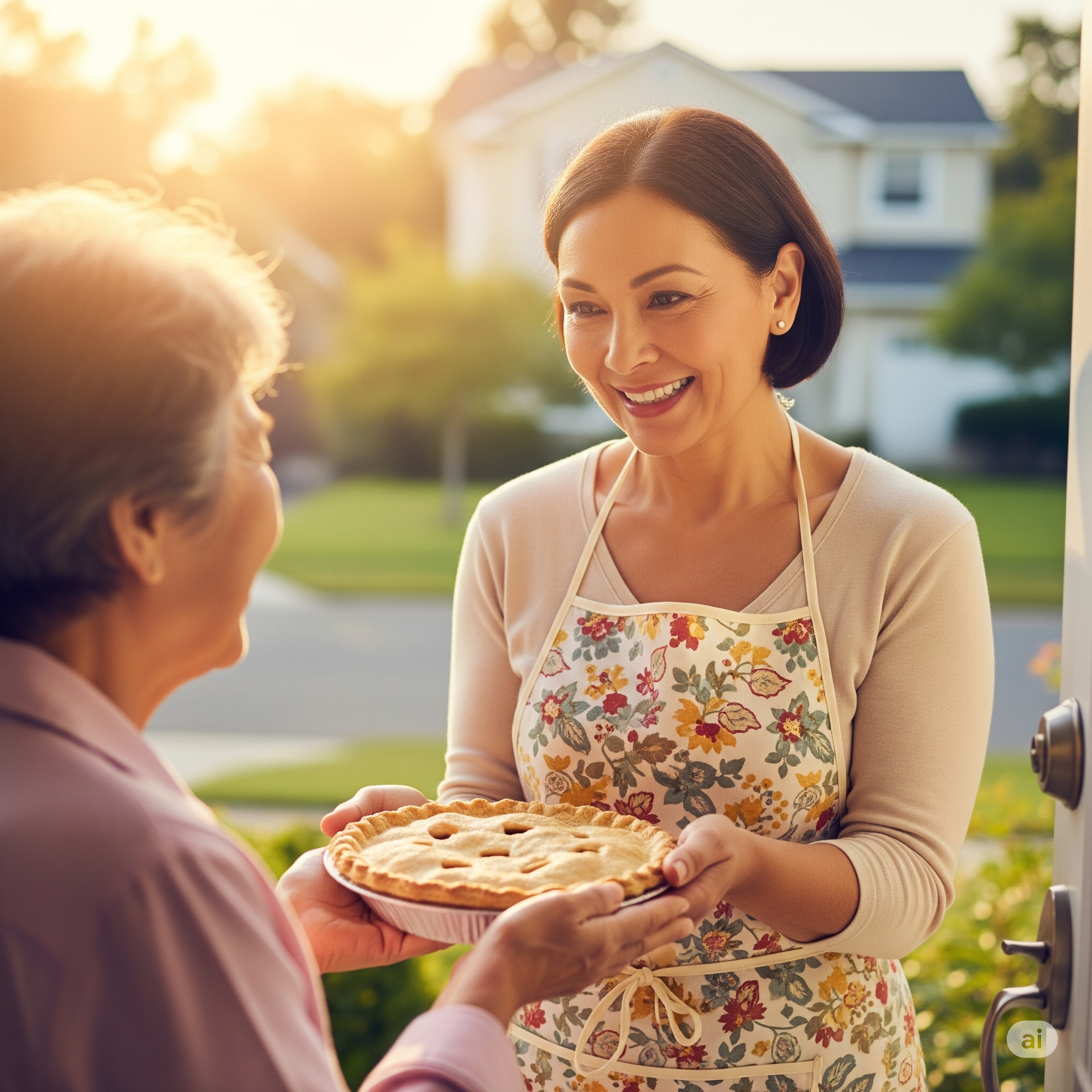 Baker preparing treats
